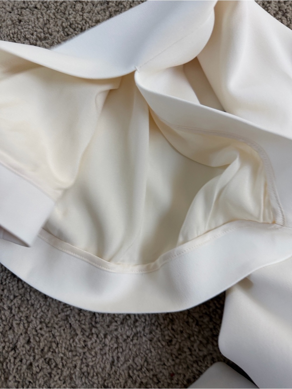 The Row Off White Split Hem Trousers - Picture 11 of 13